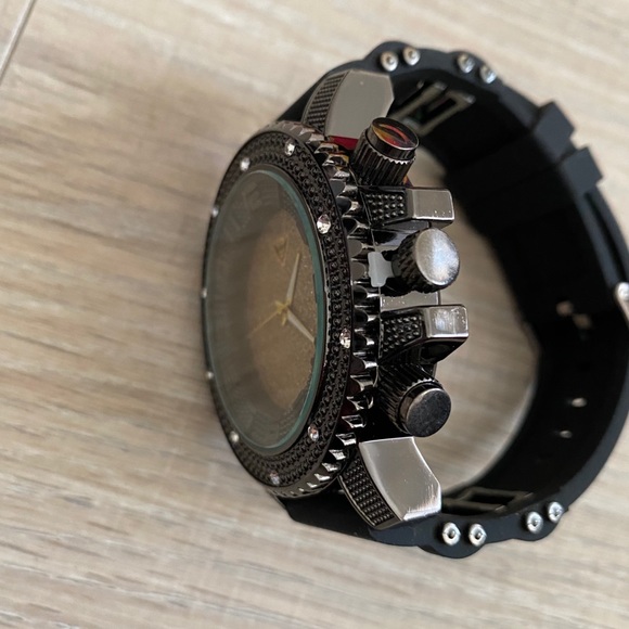 Men’s black fashion retro watch - Picture 5 of 5